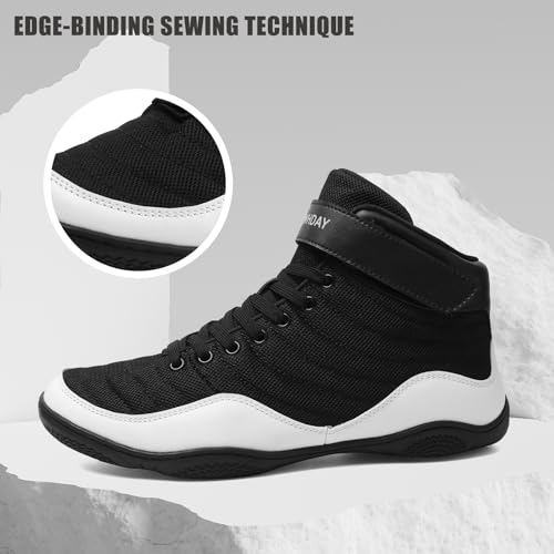 Kids Wrestling Shoes Youth Boys Girls Boxing Shoe Lightweight Breathable Non Slip3