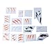 Wanfor - Lot de 13 autocollants de remplissage en résine époxy - En silicone - Pour la fabrication de bijoux - Pour la décoration de feuilles de poisson doré