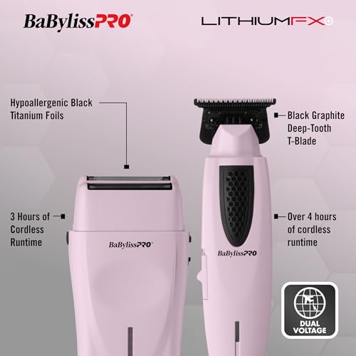 Image of BaBylissPRO LithiumFX Cord /Cordless Lithium Ergonomic Hair Trimmers for Men