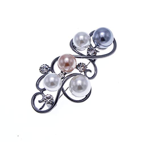 Broches en perles pour manteau d'hiver WXKAGF accessoires de pull femme
