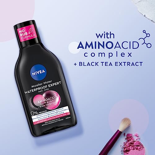 NIVEA MicellAIR Professional Micellar Water Make-Up Remover (400ml), Eye Make Up Remover, Skin Cleanser, Professionally Tested, NIVEA Micellar Water - Image 4