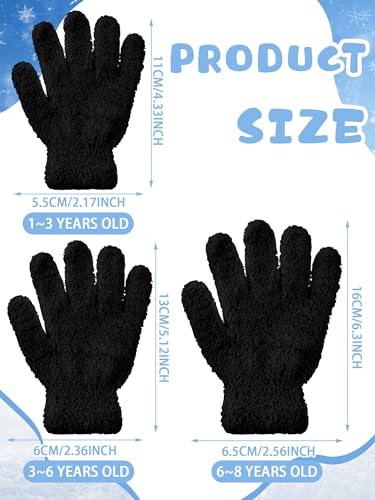 Image of Syhood 5 Pairs Kids Winter Gloves