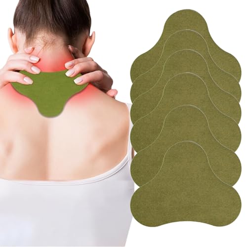 SSKHE 60 parches para aliviar el dolor de cuello, parche de rodilla a base de hierbas, diseño invisible para oficina, sueño, alivio natural del dolor para cuello, hombros