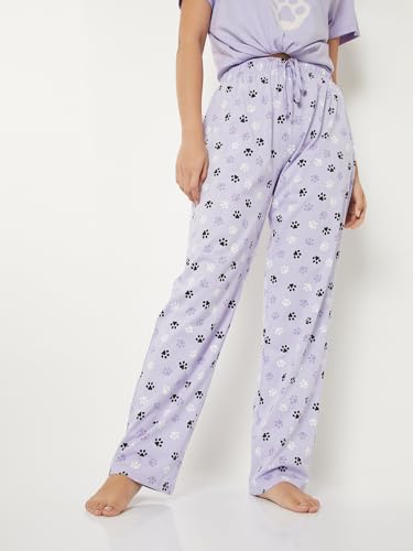 Image of Max Women's Printed Round Neck Half Sleeve Cotton Pyjama Set