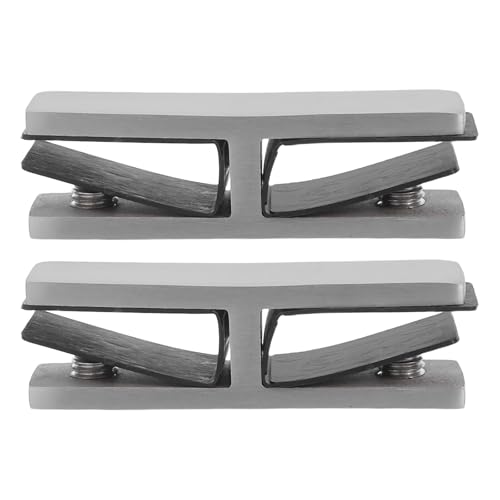 Soporte de ángulo recto para barandilla de vidrio de 10-12mm 2 uds