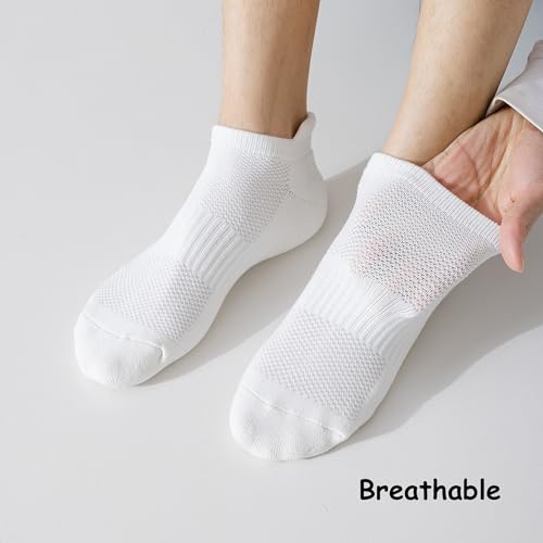 Men’s Boat Socks No Show Cotton Socks Low Cut Socks Casual Breathable 6-9 (6 Pairs)3
