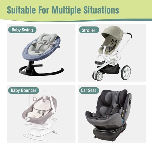 Image of KAKIBLIN Baby Travel Pillow, Upgraded Baby Neck Pillows for Car Seat, Infant Neck Support Pillow for Head and Neck,Newborn Head Support for Car Seat,Pushchair