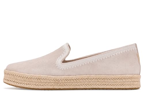 Image of TOMS Women's Carolina Slip-on Espadrille, Leather Upper