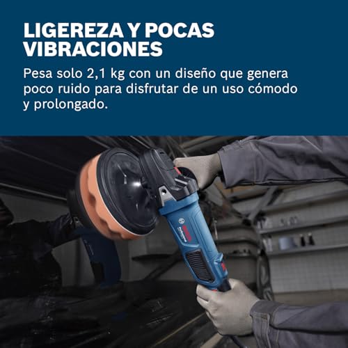 Miniatura 4 de Bosch Professional Pulidora Rotativa Gpo 11-180 S Incluye 1 Plato De Caucho De 180 Mm, 1 Esponja De 180 Mm, 1 Empuñadura Auxiliar