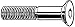 Head Cap Screw,Flat,M12-1.75x80mmL,PK10