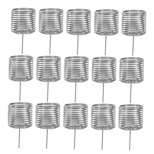 LOORGVEL 20 pièces Panier à Engrais Acier Inoxydable pour Bonsaï et Orchidées Libération Contrôlée des Nutriments et Facile à Entretenir Adapté Fertilisation Précise des Plantes Pot