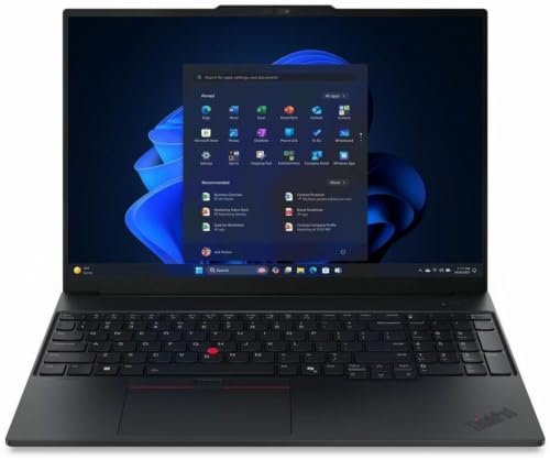 Image of Lenovo ThinkPad E16 Gen 4 21Y4004TUS 16 inch Touchscreen Copilot+ PC Notebook - WUXGA - 120 Hz - AMD Ryzen AI 7 Ryzen AI 300 Series 345-16 GB - 512 GB SSD - English Keyboard - Black