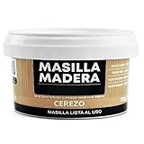 TIENDA EURASIA - Masilla para Madera, Tarrina de 250g, 7 Colores Diferentes, Pasta para Madera, Lista para Usar, para Rellenar y Retapar Madera al Interior (Color Cerezo)