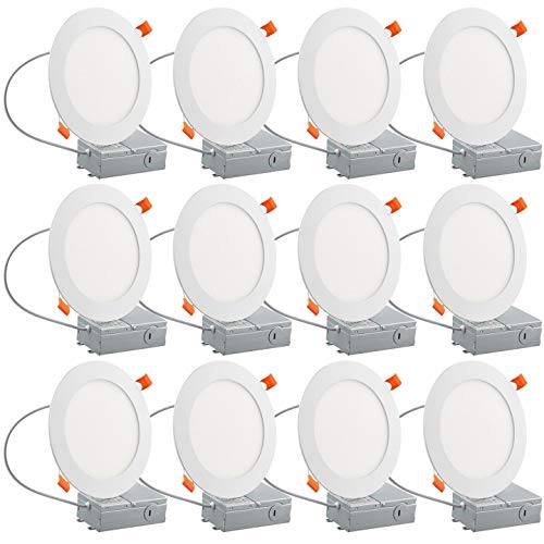 Photo 1 of *UNTESTED* TDLOL Recessed Lighting 6 Inch,6 Inch Led Recessed Light,12 Pack Recessed Lighting with Junction Box