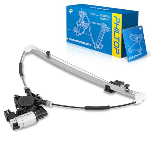 Image of PHILTOP Rear Right Passenger Side Power Window Regulator and Motor Assembly Compatible with 2007-2012 Mazda CX-7 Replaces 748-207,2 Pins