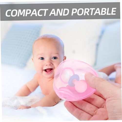 ifundom 4Pcs Caixa De Armazenamento De Chupeta Porta-Chupeta Para Armazenamento Estojo De Chupeta Po
