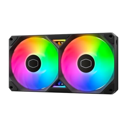 Cooler Master SickleFlow Edge 240 Single-Frame aRGB PC Case|Liquid Cooler Fan, 240mm, Convenient Single Modular Cable, PWM 2,050 RPM, Air Balance Blades, Loop Dynamic Bearing, aRGB Lighting