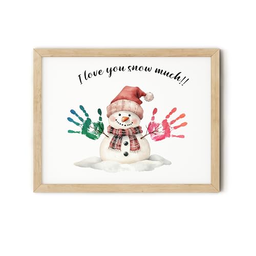 TwoDays Handabdruck-Kunst-Bastelset für Weihnachten, Geschenk für...