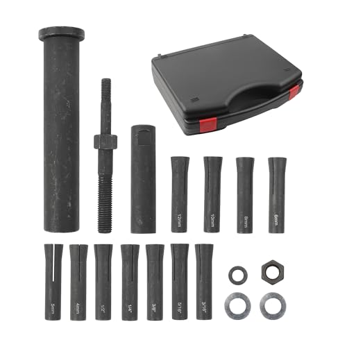 Dasbecan 95400 in-Line Dowel Pin Puller Master Set Compatible with Air Ratchets and Traditional Ratchets for Fast Versatile Pin Removal