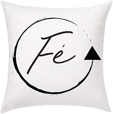 Almofada Decorativa Gospel Fé 30 x 30 Cm