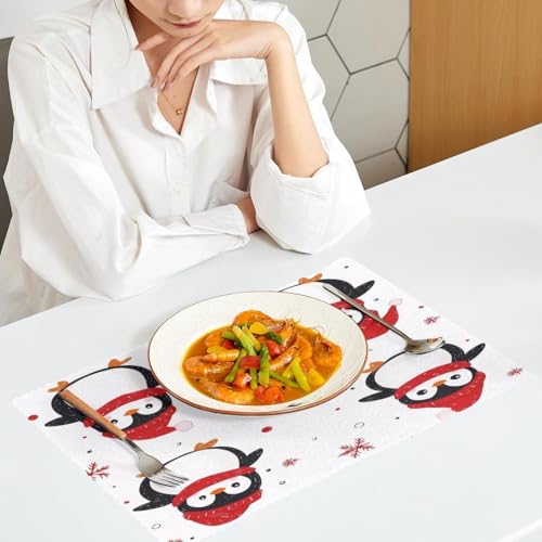 Sets de table lavables en tissu Oxford résistant à la chaleur pour protection de cuisine