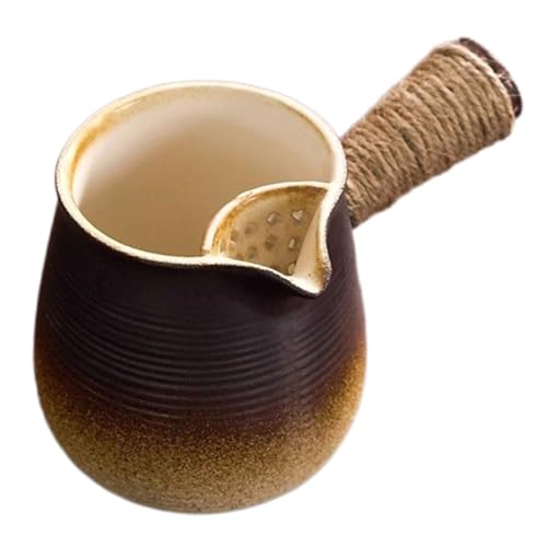 ULTECHNOVO Jarra De Cerámica Turca Para Café y Té De Resistente Para Camping y Cocina Tetera Versátil Para Calentar Leche y Preparar Bebidas Tradicionales