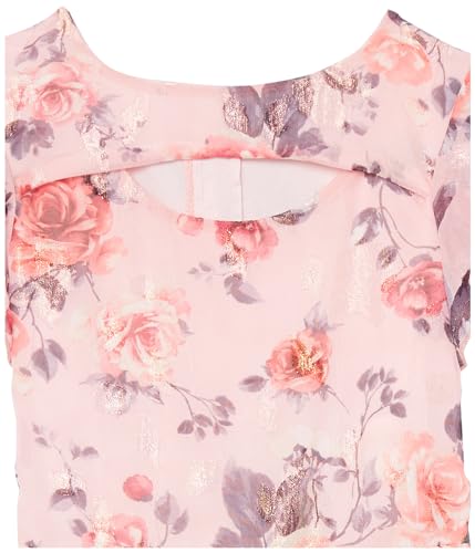 Speechless Girls' Short Sleeve Asymmetrical Hem Party Dress3