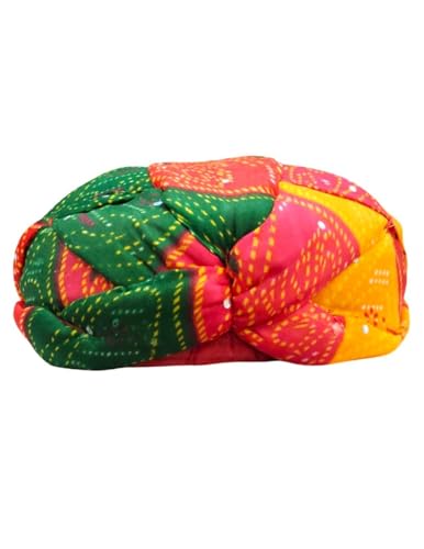 Image of BookMyCostume Traditional Indian Turban, Safa & Pagdi Collection - Ethnic Royal Headwear, Cultural Event & Fancy Dress Costumes | Ideal for Barati, Folk Dance & Themed Functions for Boys, Men & Adults