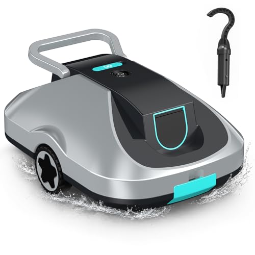 Robotic Pool Cleaner, Cordless Pool Vacuum for Above Ground & Inground Pools, 200mins Runtime...