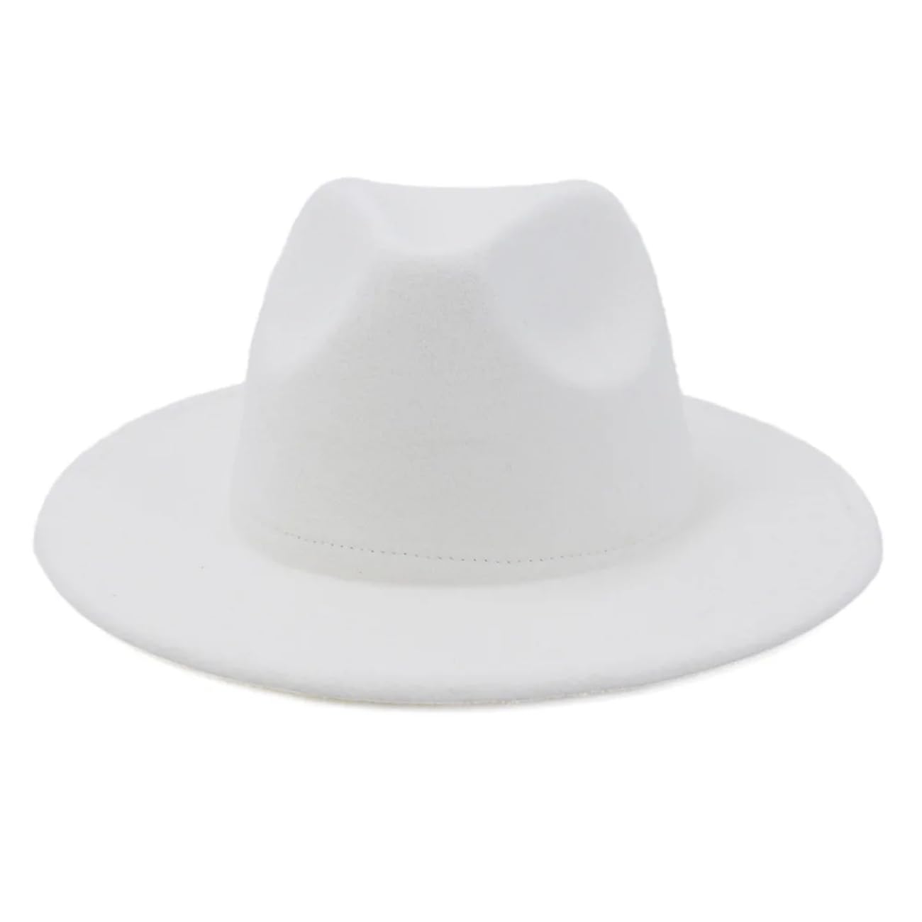 Cappello Fedora in feltro di lana alla moda Jazz Panama Patchwork Chiesa Party elegante cappello a cilindro