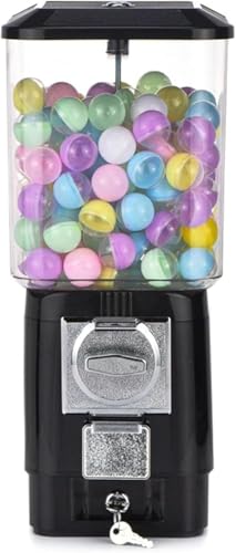 Máquina de venda automática de doces, brinquedo de máquina de venda automática, funciona com moedas, com bolas vazias e fichas de aço inoxidável, surpresas e lembranças de criança, para lojas de jogos