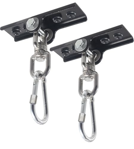 Soporte giratorio de 360° mejorado para saco de boxeo. Percha pesada para yoga, gimnasio, columpios y hamacas. Soporte para saco de boxeo, colgador de bolsa de boxeo para colgar bolsas pesadas.
