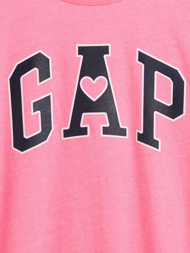 Image of Gap Girls Short Sleeve Logo Tee T-Shirt