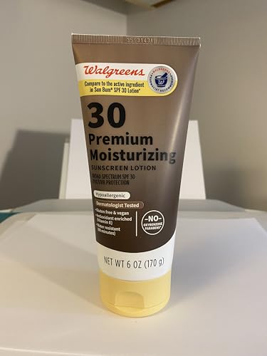 30 Premium Moisturizing Sunscreen Lotion 6.0 oz-Gluten free & Vegan