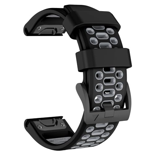 Correa de silicona deportiva para Garmin Fenix 7/6/5 22mm miniatura 2