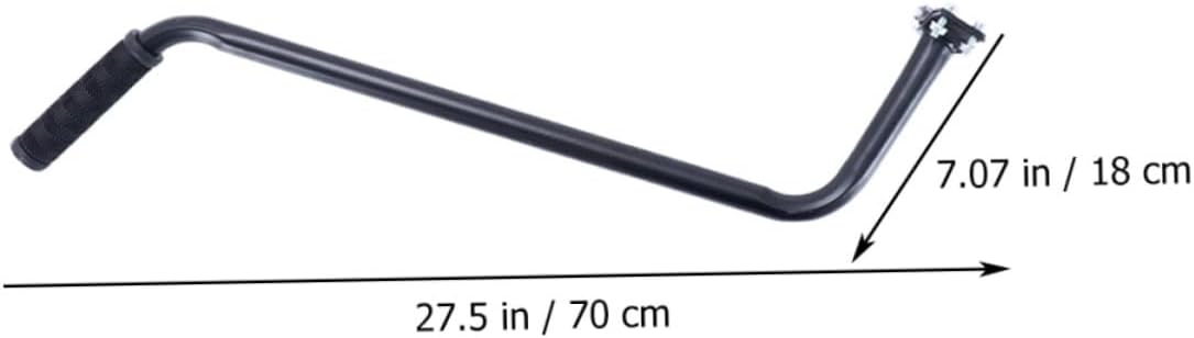 VICASKY Bike Safety Handle Trainer Push Bar for Easy Install Armrest for Cycling Beginners Balance Support for Learning to Ride Bicycle Training Aid