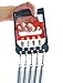Ihuniu Chest Expander | Hand Gripper Arm Pull Bar Arm Muscle Chest Exerciser for Men with 5 Springs