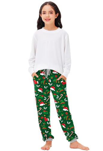 Image of Deerose 4th of July Pants American Flag Drawstring Sweatpants with Pockets 5-14 Years