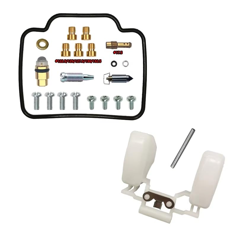 Kit reparacion carburador KL250 para solucionar tirones en motos Super Sherpa 250cc de 1997 a 2010