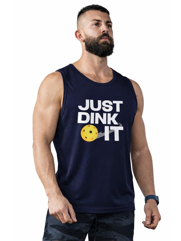 CHKOKKO Tank Tops Sleeveless T-Shirt for Men Dry Fit Vest Gym Wear Graphic Printed Stylish Round Neck Running Sando for Sports Workout Fitness & Casual or Beach Wear