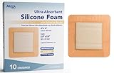 Silicone Foam Dressing with Border (Adhesive) Waterproof 4