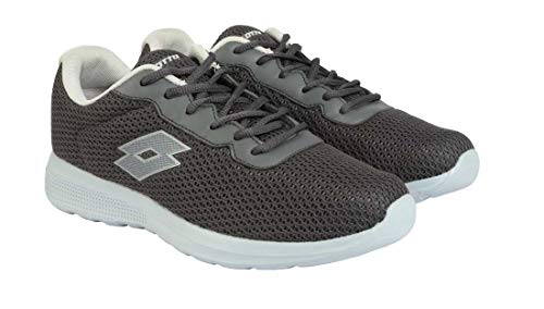 Image of Lotto Men Sconto Dk Lt Grey Running Shoes-9 UK (43 EU) (10 US) (AE5354-222)