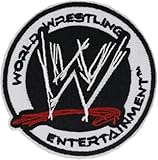 Wrestling Entertainment W Logo Embroidered 3.5' in Diameter Iron on Patch