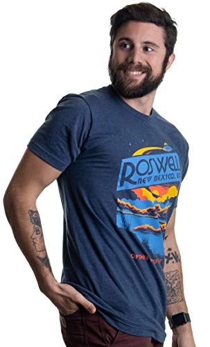 Roswell, NM Tourism | Funny Alien Extraterrestrial UFO Saucer Men Women T-Shirt3
