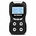 TIZJ Moniteur De Gaz Portable 4, Détecteur De Testeur Multi-gaz De Vibration Sonore Et Lumineuse, Rétroéclairage D'écran LCD Rechargeable, Noir (Color : Black)