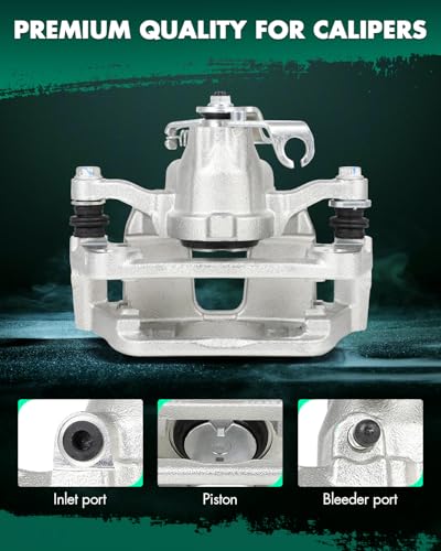 Image of SCITOO Rear Left & Right Brake Caliper With Bracket 18B5399 18B5398 Compatible For Chrysler Town & Country 12-16, For Dodge Grand Caravan 12-17, For Ram C /V 13-15, For Volkswagen For Routan 12-14
