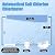 LSHFYV Saltwater Pool Chlorinator System, EC Saltwater Pool Chlorinator System with Salinity Display Automatic Cleaning, Salt Water Pool Chlorine Generator for SPA Swimming Pool,16g/h