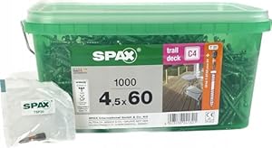 SPAX Terrassenschrauben 1000 Stück WIROX C4