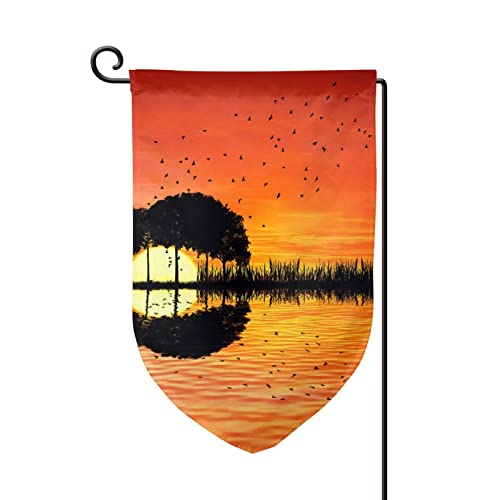 Petit drapeau de cour guitare 12,5x18 cm, le cadeau idéal pour mélomanes