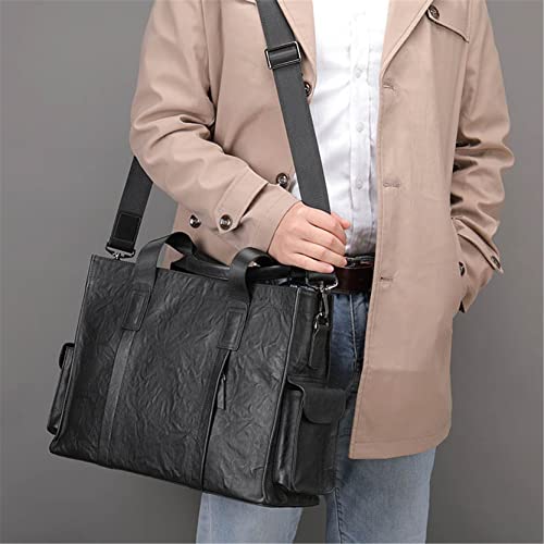 Sac à main homme en cuir véritable de qualité supérieure pour bureau - 3
